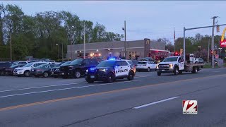 SUV crashes outside McDonald