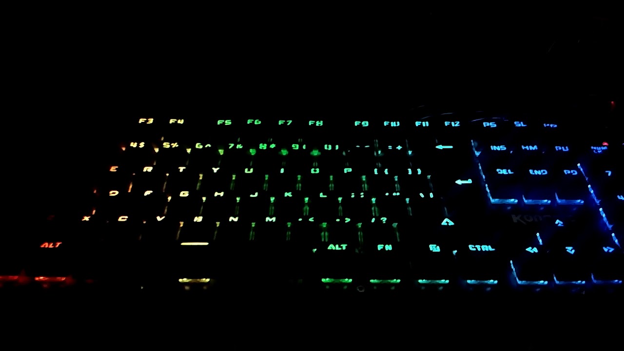 Demo Kananic TK1 RGB SHOPEE - YouTube