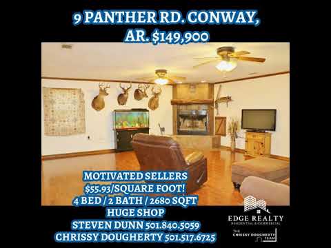 9 Panther Rd., Conway, AR home video tour