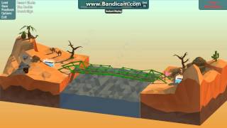 poly bridge 16m Double Drawbridge Solution Desert Sands how to beat