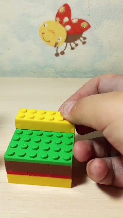 бургер из лего - YouTube