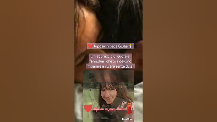 Riposa in pace Giulia 🕊️🕯️