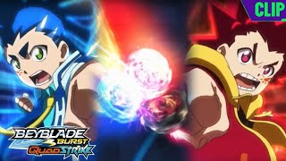 Twin Strike | Bel and Quadra vs Hyuga and Hikaru | Beyblade Burst QUADSTRIKE | EP 13 |