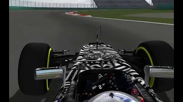 rFactor F1 2015 Shanghai International Circuit Chinese GP Red Bull Simulator Hotlap