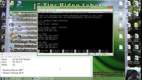 Setting Router BGP dengan Debian