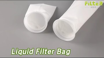 Nylon Mesh Liquid Filter Bag 100 / 300 Micron Hanging Loop Food Grade