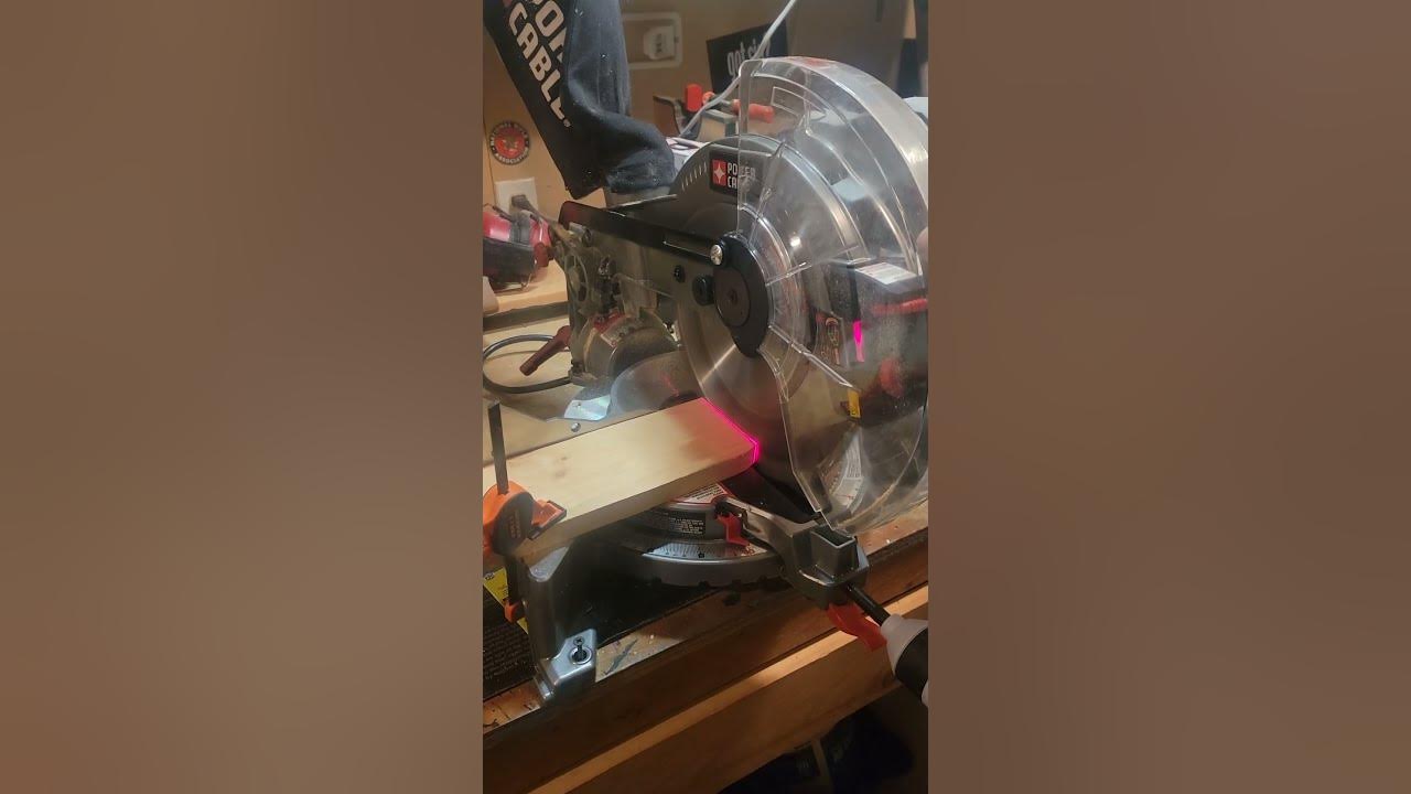 Miter saw blade not spinning fixed it YouTube