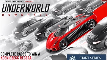 Day 1 Hunted Koenigsegg Regera UNDERWORLD DOWNFALL NFS No Limits Gameplay Walkthrough