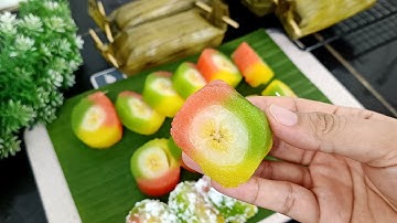 PUNYA SINGKONG BIKIN INI AJA ‼️ 1 RESEP 60 POTONG KUE MATA RODA PELANGI
