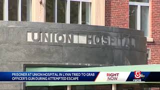 Prisoner at hospital tried to grab officer's gun during escape