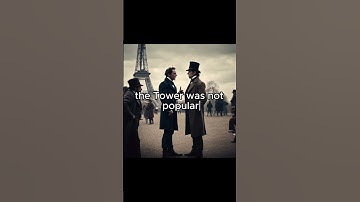 The Eiffel Tower was temporary