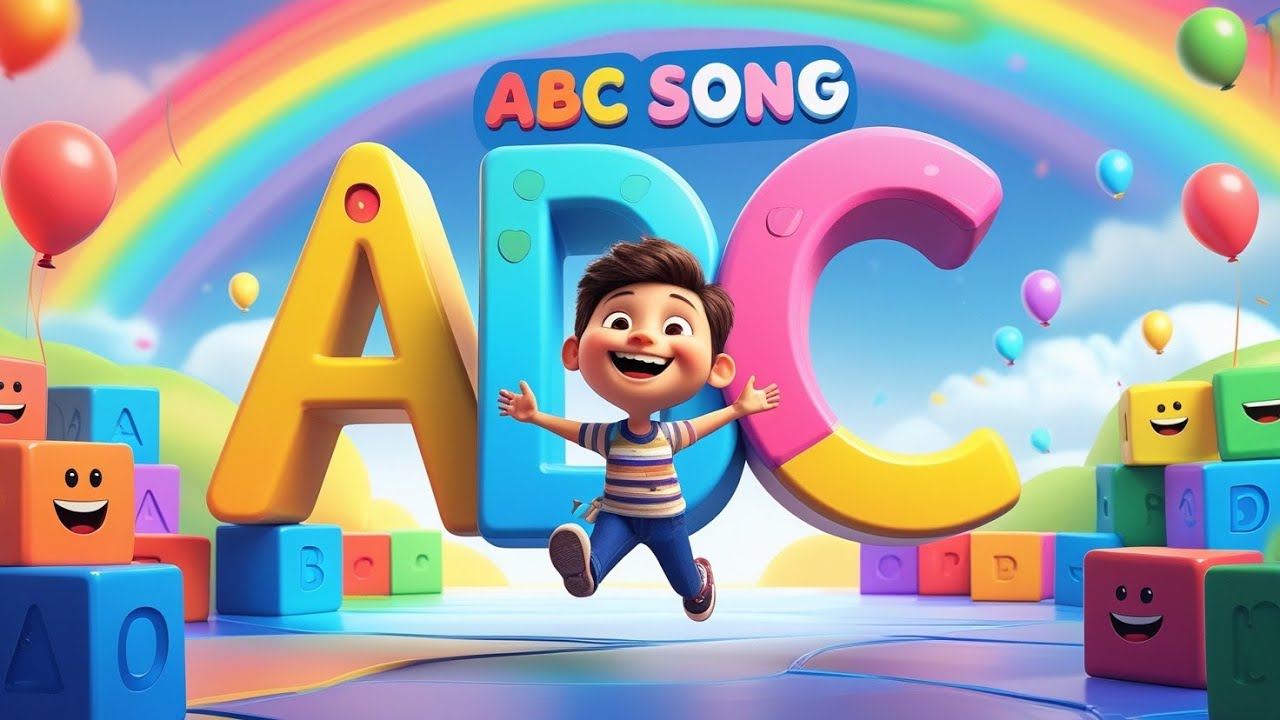 ABC Alphabet Song – Learn ABC with Panda Nursery Rhymes | Educational Video for Kids