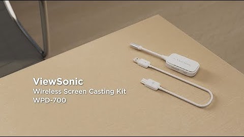 ViewSonic WPD-700 | ViewShare Wireless Screen Casting Kit | Accessories