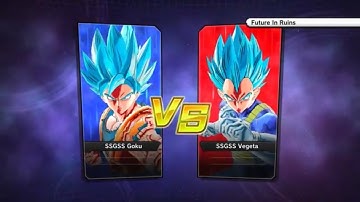 Dragonball xenoverse 2 Ssgss goku vs Ssgss vegeta