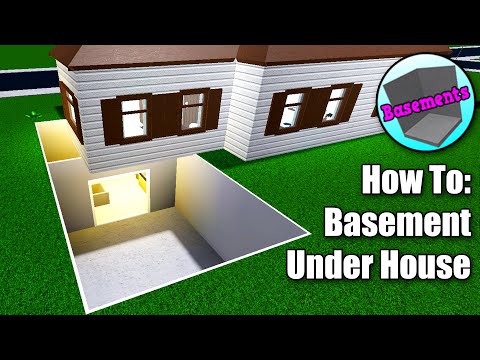 Bloxburg How To Build A Basement Under Your House Roblox Youtube - bloxburg basement disaster roblox