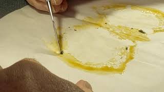 Pressing 4gms of Cheese Whiz flower by Liberty.