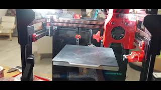 Klicky-Probe on a Voron V0.1 running klipper screws tilt adjust