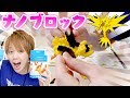 【3Dアート】過去最高の難易度！？伝説のポケモンのナノブロックを作って紹介してみた！【簡単DIY】
