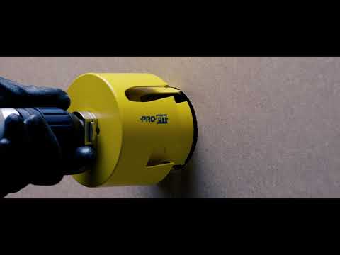 Pro-Fit Multi Purpose hole saw.