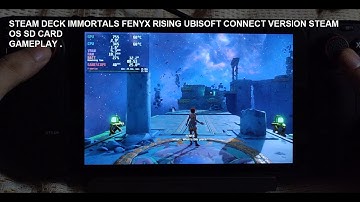Steam Deck Immortals Fenyx Rising SD Card Gameplay Ubisoft Connect Version Steam OS | 40 Hz Cap