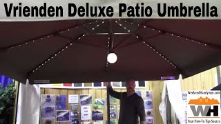 Vrienden Deluxe Patio Umbrella System: By John Young of the Weekend Handyman