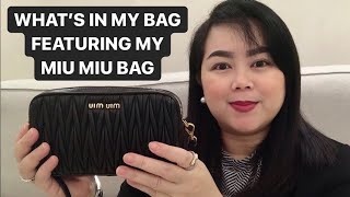 MIU MIU MATELASSE | WHAT’S IN MY BAG