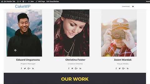 Divi Tab Section Plugin