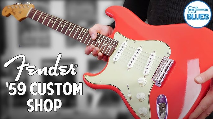 How Good is this Fiesta Red Fender '59 Shop Stratocaster? - YouTube