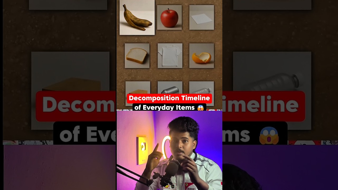 decomposition timeline of every day items 
