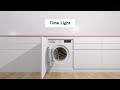 Bosch Laundry Features - Time Light