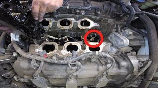 JKU Oil Pressure Sensor Replace and Spark Plug Replace - YouTube