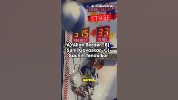 Who scored 10,000 Test runs first? 🏏🔥। CricQuiz