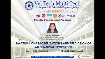 Faculty Development Program - Emerging Materials and Advanced Technologies for Sustainability (EMATS