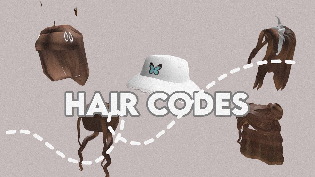 Aesthetic Bloxburg Hair Codes Kaelle Youtube - roblox bloxburg hat codes