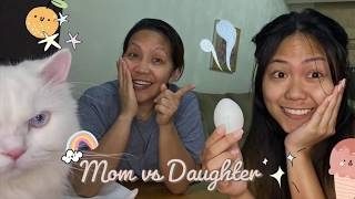 Egg Challenge | Mom vs Daughter