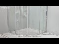 New shower room is coming! Simple fan-shaped shower room#bathroomfurniture #showroom #newproduct