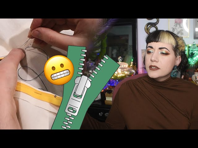 How I Sew In Zippers // Two(-ish) Ways! - YouTube