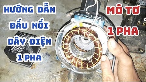cách đấu nối dây môtơ 1 pha Panasonic