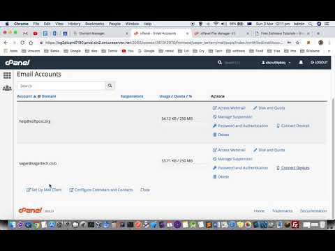 How to add email account and add forwarder in Godaddy control panel - Get webmail