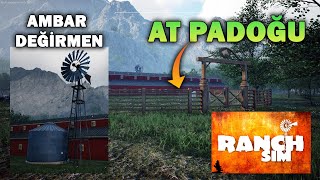 AT İÇİN YER HAZIR | SONUNDA AMBAR VE DEĞİRMEN KURDUM | RANCH SIMULATOR 08