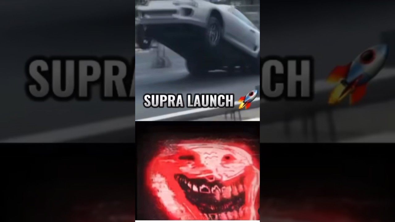 SUPRA DOES A WHEELIE AT DRAGSTRIP 🔥😨 