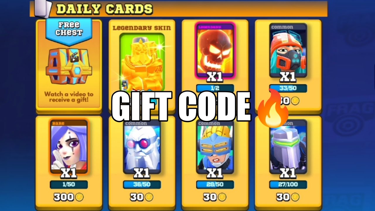Gift Code + Best Characters Full Gameplay!🔥-In Frag Pro Shooter - YouTube