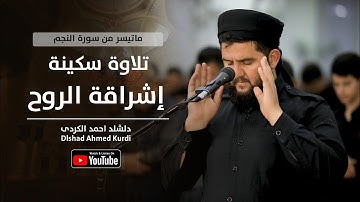 ما تيسر من سورة النجم / تلاوة سكينة اشراقة الروح للقارئ دلشاد احمد الكردي.