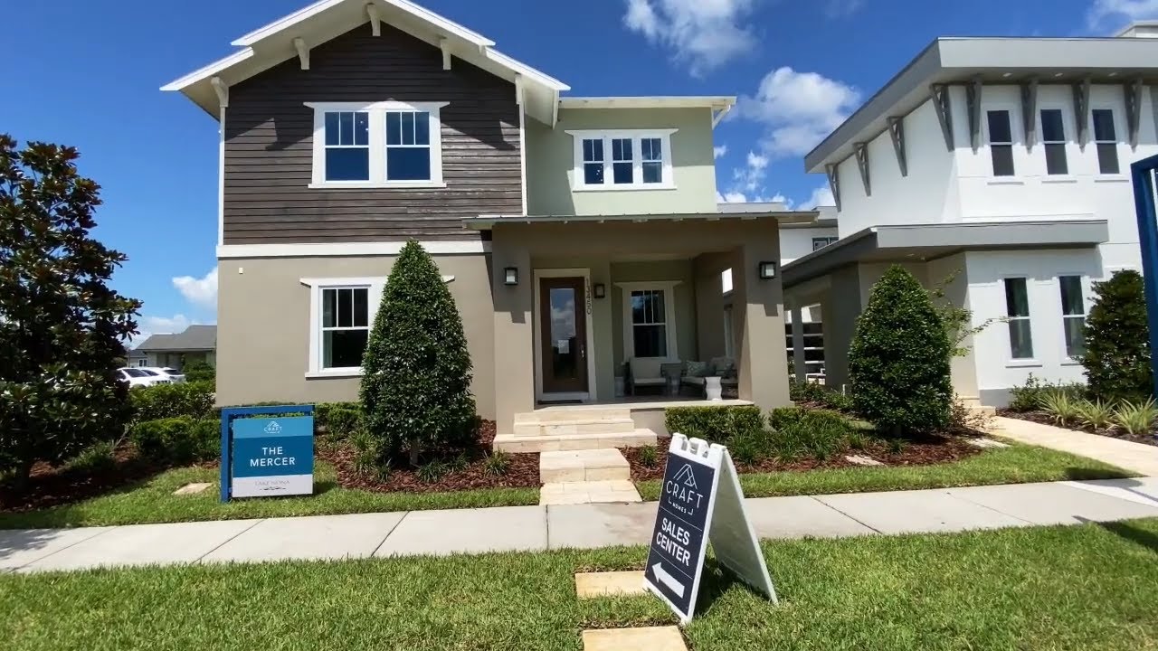 Craft Homes The Mercer model in Laureate Park in Lake Nona. A master