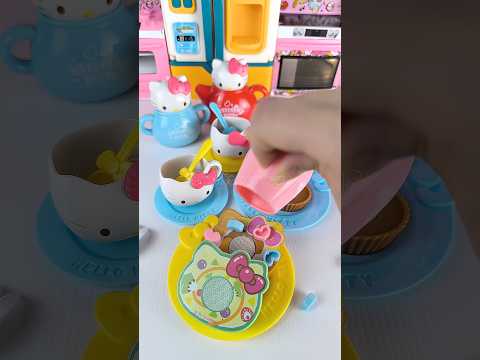 Satisfying with Unboxing & Review Miniature Hello Kitty Kitchen Set | ASMR Video no music