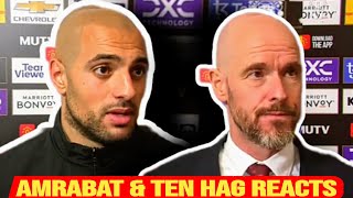 MAN UTD NEWS 🚨 SOFYAN AMRABAT & Erik TEN HAG INTERVIEW / REACTIONS | Man Utd 3-2 Newcastle United