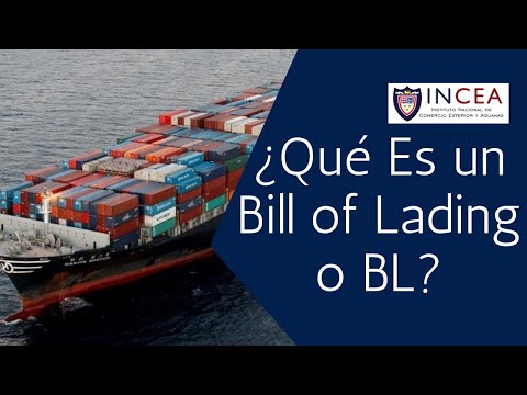 Video: ¿Qué es un conocimiento de embarque endosado en blanco?