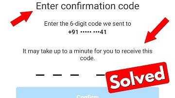 How To FIX Instagram Confirmation Code Not Sending - Confirmation/Verification Code Not Received