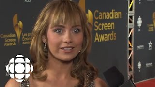 Amber Marshall on the Canadian Screen Awards Red Carpet | CBC Connects