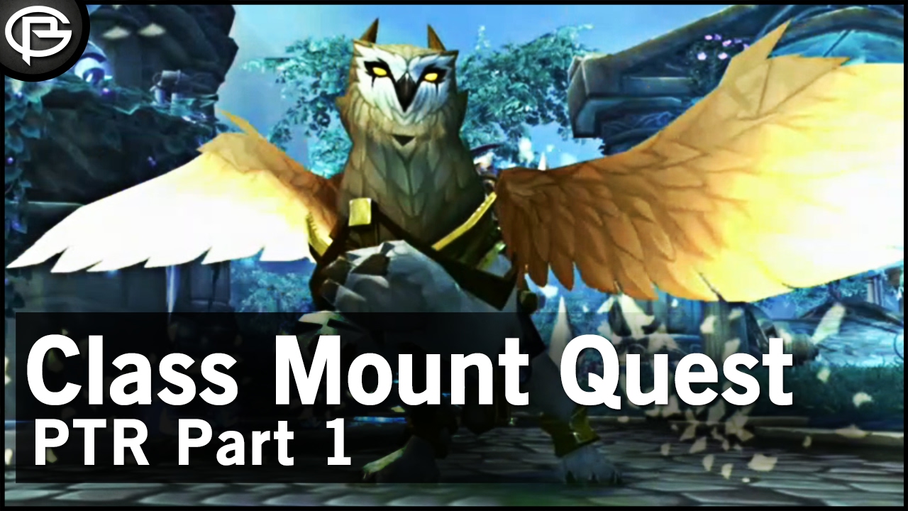 workshop cafe PTR - Class Mount quest Pt 1